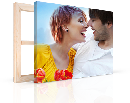 Photo printed on canvas