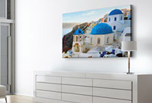 big canvas print_town by the sea