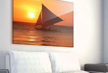 Sailing boat example acrylic photo