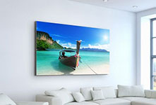photo on canvas in living room_example photo oh the South Seas