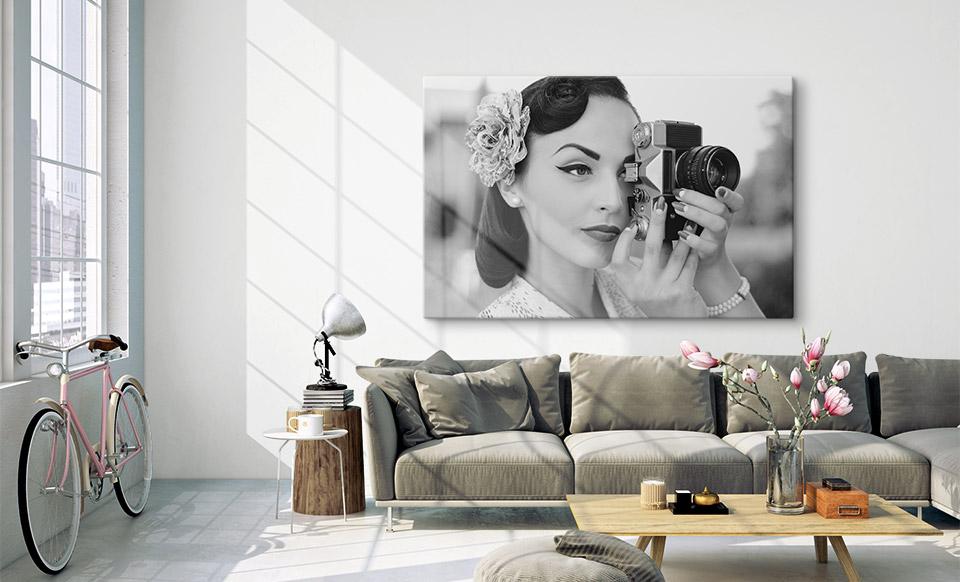 black and white canvas prints apartment