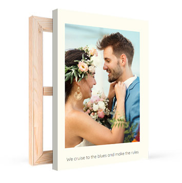 canvas print with text product