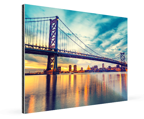 Metal print example_photo of Franklin Bridge