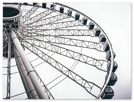 landing canvas wall art blackwhite top