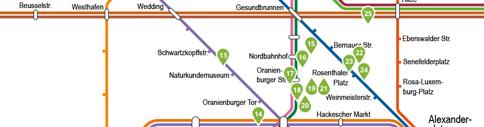 Top photo galleries in the middle of Berlin